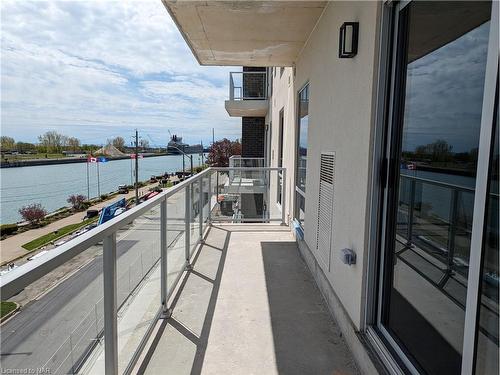 308-118 West Street, Port Colborne, ON - Outdoor With Body Of Water With Balcony With View With Exterior