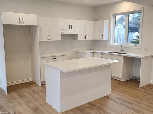 203 Park Street, Fort Erie, ON - Indoor Photo Showing Kitchen With Double Sink