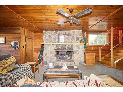 125 Haun Road, Crystal Beach, ON - Indoor With Fireplace