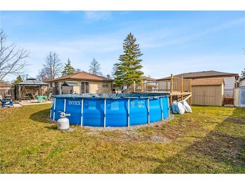 8110 Paddock Trail Drive, Niagara Falls, ON - Outdoor With Above Ground Pool With Backyard