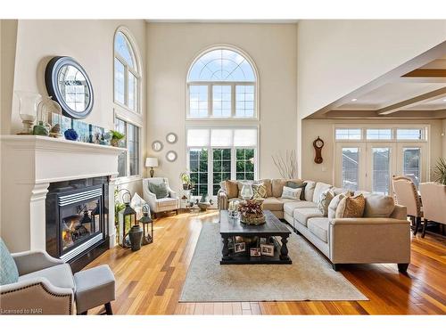 71 Tanbark Road, Niagara-On-The-Lake, ON - Indoor Photo Showing Living Room With Fireplace