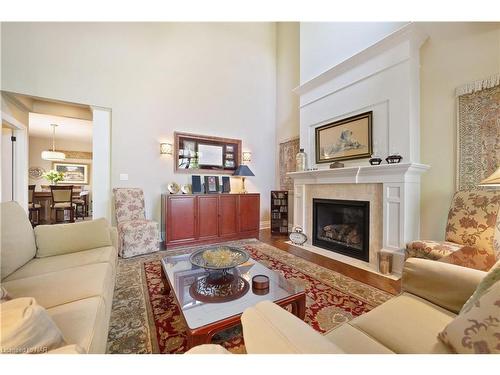 1 Evergreen Lane, Niagara-On-The-Lake, ON - Indoor Photo Showing Living Room With Fireplace