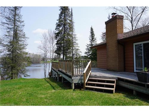 59 Ontario Street E, Elk Lake, ON - Outdoor With Body Of Water With Deck Patio Veranda