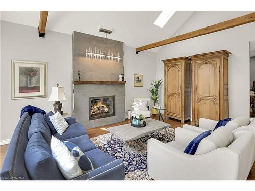 69 The Promenade Street, Niagara-On-The-Lake, ON - Indoor Photo Showing Living Room With Fireplace