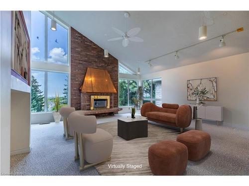 6811 Carmella Place, Niagara Falls, ON - Indoor Photo Showing Living Room With Fireplace