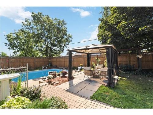 19 Lindbergh Drive, Fort Erie, ON - Outdoor With In Ground Pool With Backyard