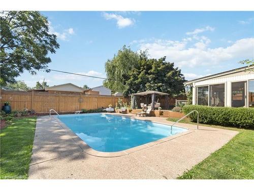 19 Lindbergh Drive, Fort Erie, ON - Outdoor With In Ground Pool With Backyard