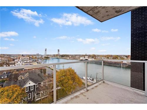 605-118 West Street, Port Colborne, ON - Outdoor With Body Of Water With Balcony With View