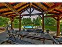 9695 Grassy Brook Road, Niagara Falls, ON  - Outdoor With Above Ground Pool With Deck Patio Veranda 