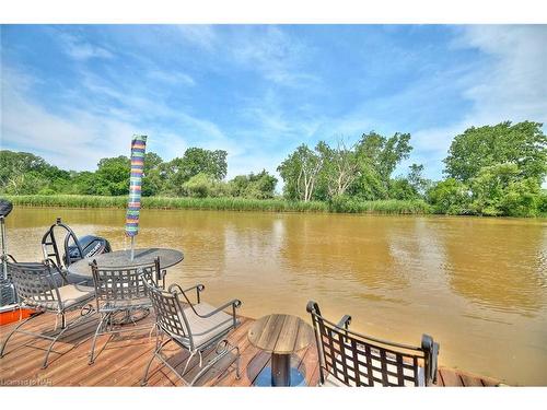 9695 Grassy Brook Road, Niagara Falls, ON - Outdoor With Body Of Water With Deck Patio Veranda With View
