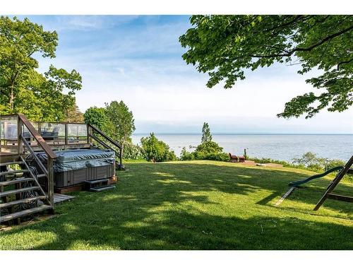 753 Lakeshore Road, Port Colborne, ON - Outdoor With Body Of Water With Deck Patio Veranda With View