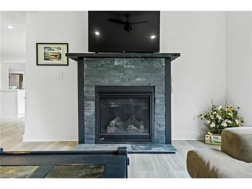 377 Cambridge Road W, Crystal Beach, ON - Indoor Photo Showing Living Room With Fireplace