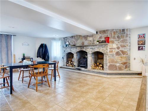 33260 Pettit Road, Wainfleet, ON - Indoor With Fireplace