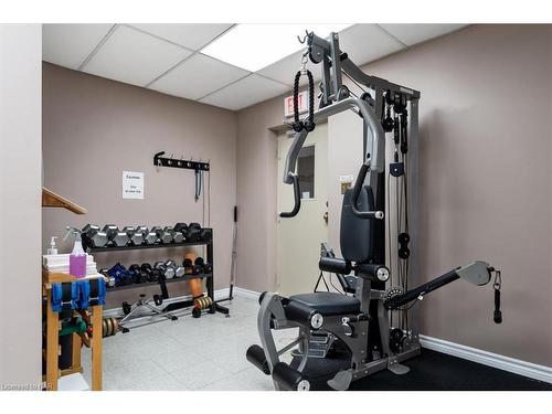 902-81 Scott Street, St. Catharines, ON - Indoor Photo Showing Gym Room
