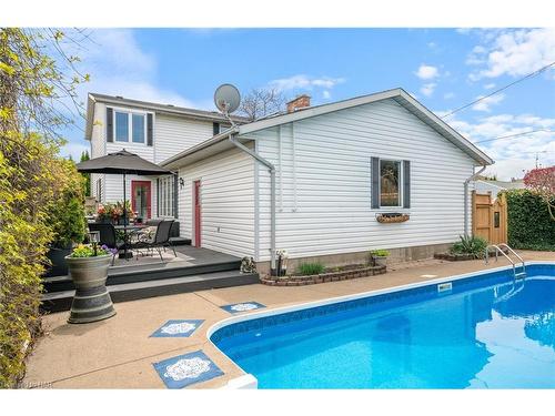 2 Bolger Drive, St. Catharines, ON - Outdoor With In Ground Pool With Deck Patio Veranda