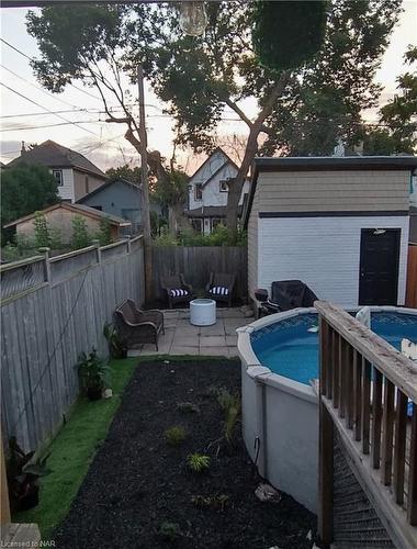 153 Province Street N, Hamilton, ON - Outdoor With Above Ground Pool