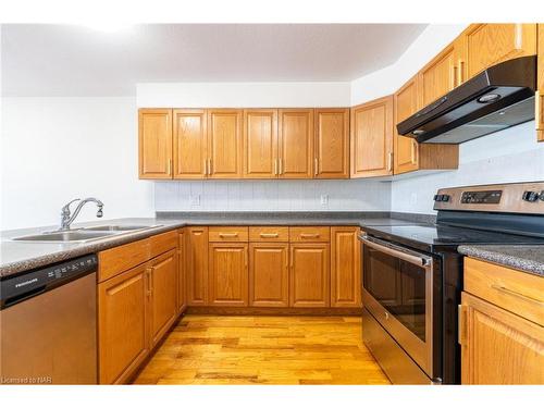 10B Hainer Street, St. Catharines, ON - Indoor Photo Showing Kitchen With Double Sink