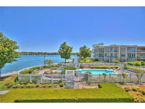 109S-225 Ricardo Street, Niagara-On-The-Lake, ON - Outdoor With Body Of Water With In Ground Pool With View
