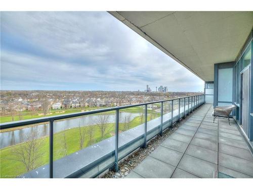 1007-7711 Green Vista Gate, Niagara Falls, ON - Outdoor With Balcony With View With Exterior