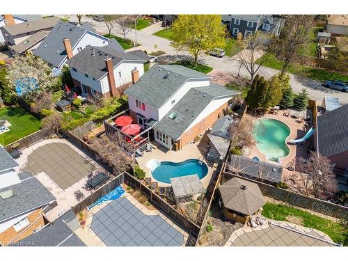 42 Cheritan Court, St. Catharines, ON - Outdoor With In Ground Pool With Deck Patio Veranda With View