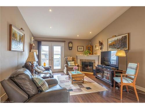 11 Corbin Street, St. Catharines, ON - Indoor Photo Showing Living Room With Fireplace