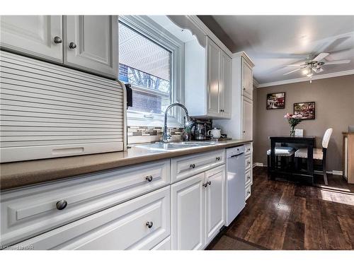 63 Windward Street, St. Catharines, ON - Indoor Photo Showing Kitchen With Double Sink