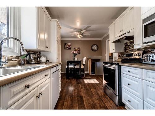 63 Windward Street, St. Catharines, ON - Indoor Photo Showing Kitchen With Double Sink