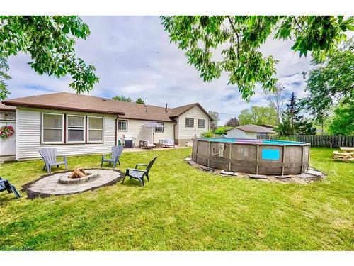 451 Lakeview Road, Fort Erie, ON - Outdoor With Above Ground Pool With Backyard