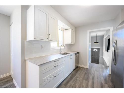 50 Adis Avenue, Hamilton, ON - Indoor Photo Showing Kitchen With Double Sink