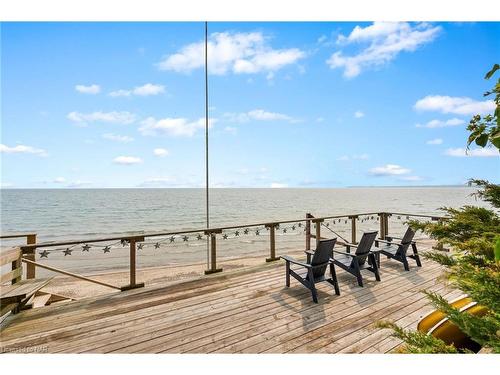 10245 Camelot Drive, Wainfleet, ON - Outdoor With Body Of Water With Deck Patio Veranda With View