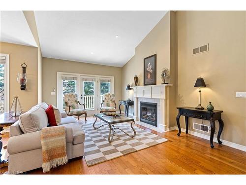 51 Timmsdale Crescent, Pelham, ON - Indoor Photo Showing Living Room With Fireplace