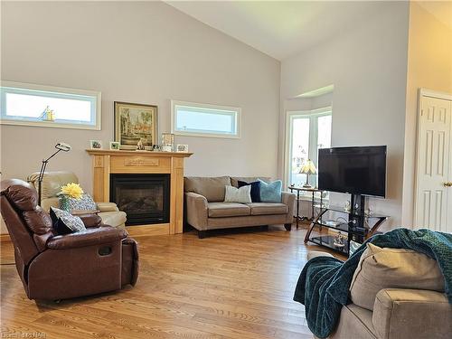 258 Alexandra Street, Port Colborne, ON - Indoor Photo Showing Living Room With Fireplace