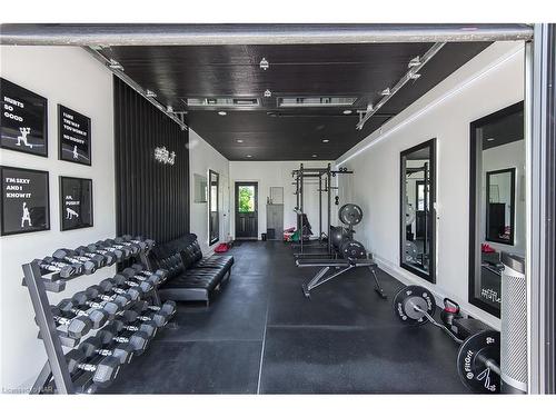 32436 Bell Road, Wainfleet, ON - Indoor Photo Showing Gym Room