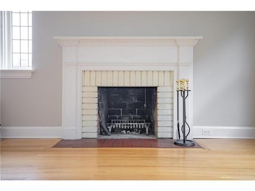 52 Glenridge Avenue, St. Catharines, ON - Indoor Photo Showing Living Room With Fireplace