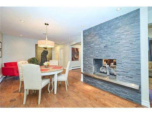 6956 Crescent Road, Niagara Falls, ON - Indoor Photo Showing Dining Room With Fireplace
