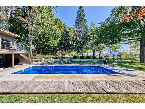 53 Tennessee Avenue, Port Colborne, ON - Outdoor With In Ground Pool With Deck Patio Veranda