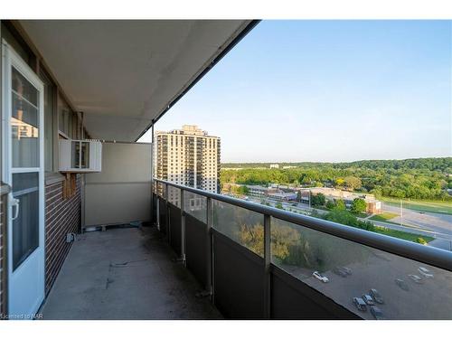 1402-215 Glenridge Avenue, St. Catharines, ON - Outdoor With Balcony With View With Exterior