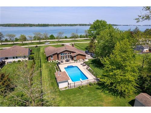 2179 Niagara Parkway, Fort Erie, ON - Outdoor With Body Of Water With In Ground Pool With View