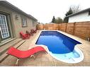 4956 Dorchester Road, Niagara Falls, ON  - Outdoor With In Ground Pool With Deck Patio Veranda 