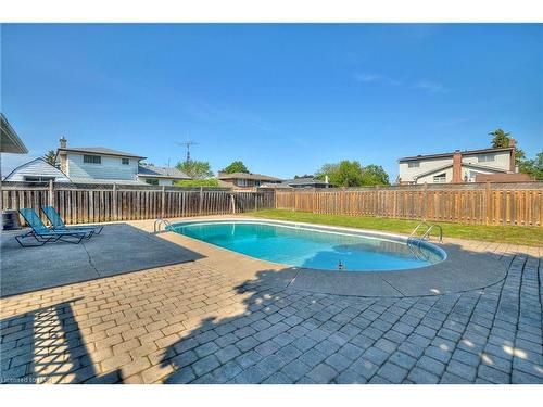 139 Woodrow Street, St. Catharines, ON - Outdoor With In Ground Pool With Backyard