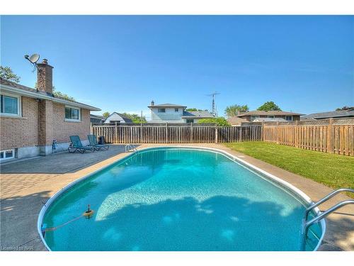 139 Woodrow Street, St. Catharines, ON - Outdoor With In Ground Pool With Backyard