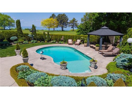 51 Royal York Road, St. Catharines, ON - Outdoor With In Ground Pool With Deck Patio Veranda With Backyard