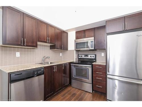 1724-2 Eva Road, Etobicoke, ON - Indoor Photo Showing Kitchen With Stainless Steel Kitchen