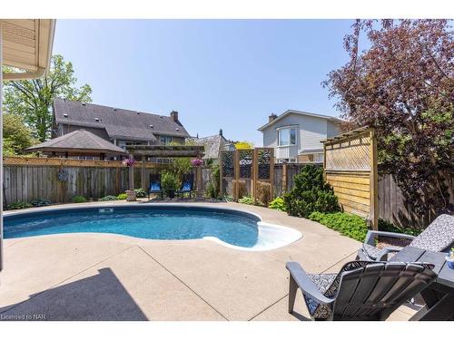 42 Cheritan Court, St. Catharines, ON - Outdoor With In Ground Pool With Deck Patio Veranda With Backyard