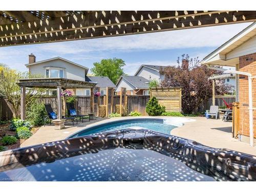 42 Cheritan Court, St. Catharines, ON - Outdoor With In Ground Pool