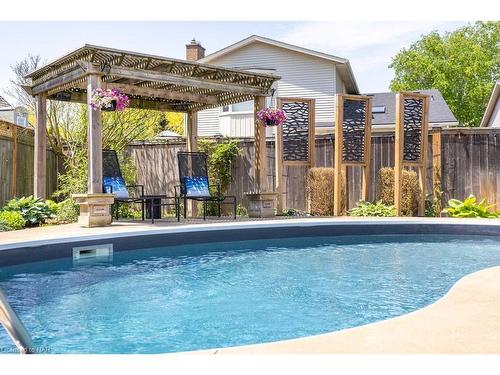 42 Cheritan Court, St. Catharines, ON - Outdoor With In Ground Pool