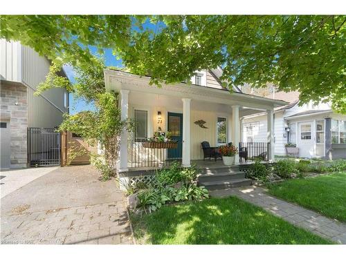 21 Johnston Street, St. Catharines, ON - Outdoor With Deck Patio Veranda With Facade