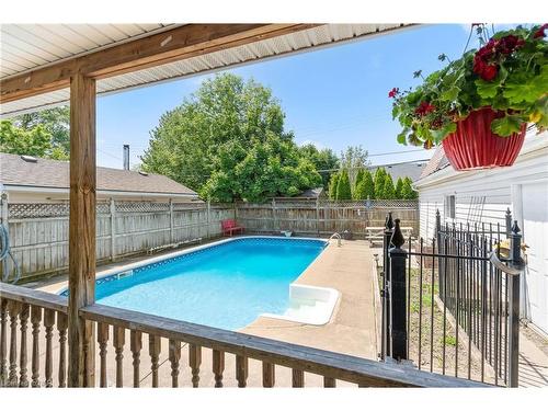 24 Blain Place, St. Catharines, ON - Outdoor With In Ground Pool With Deck Patio Veranda