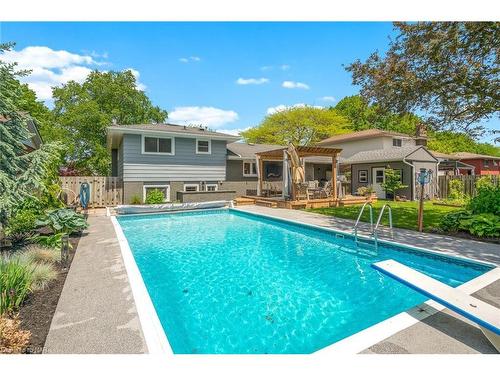 56 Royal York Road, St. Catharines, ON - Outdoor With In Ground Pool With Deck Patio Veranda With Backyard