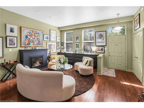 Th 4-481 Victoria Street, Niagara-On-The-Lake, ON - Indoor Photo Showing Living Room With Fireplace